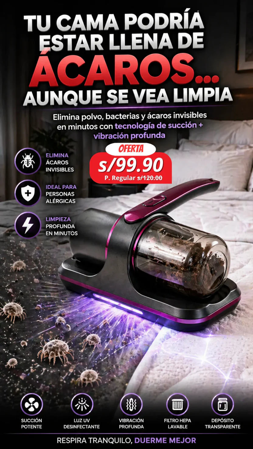Aspiradora Elimina Acaros